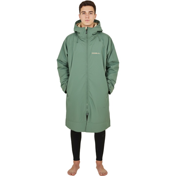 2026 Gul Revorobe Long Sleeve Changing Robe AC0135-C6 - Green / Taupe